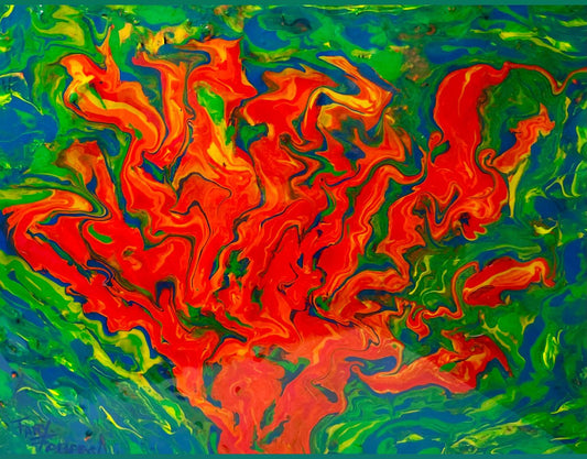 FUEGO BAJO AGUA