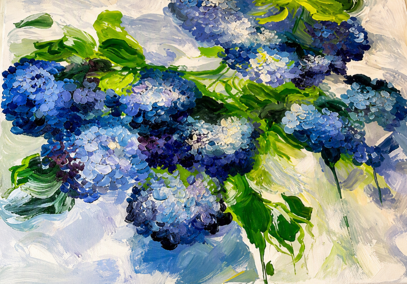 FLORECER DE HORTENSIAS