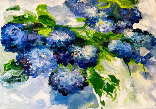 FLORECER DE HORTENSIAS