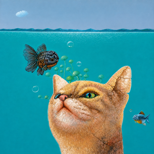 GATO BAJO EL AGUA