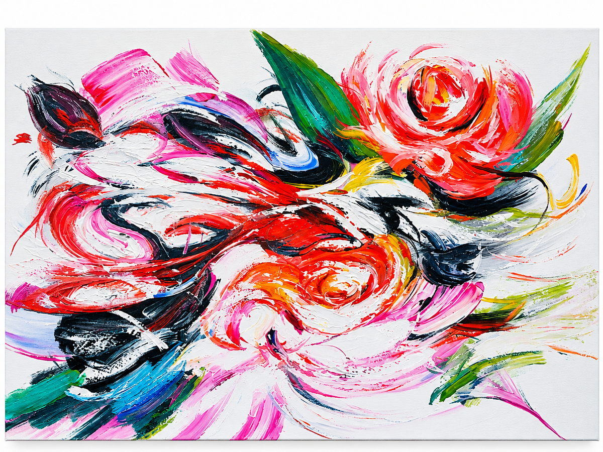 ABSTRACTO DE ROSAS