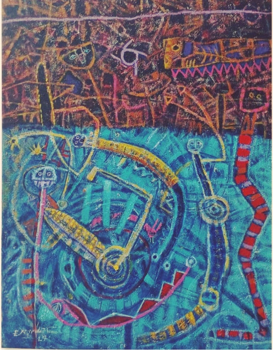 DANZA AZUL ESPIRAL