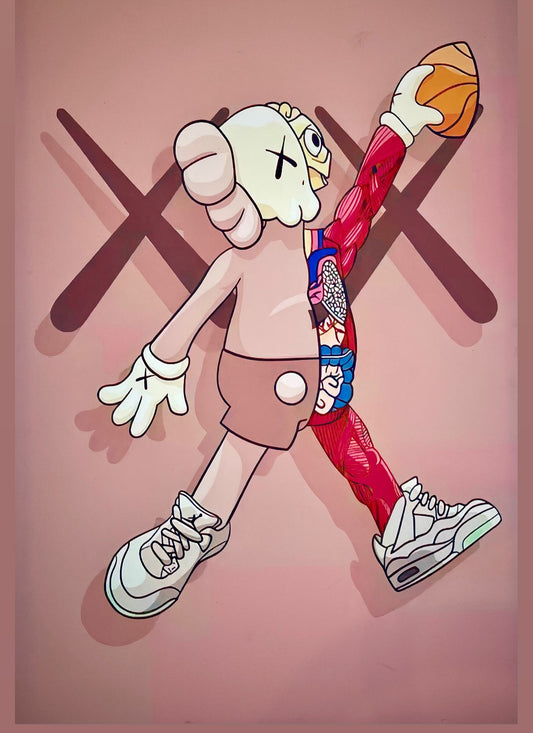 KAWS FONDO CLARO