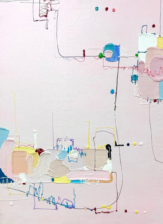 ABSTRACTO ROSA CLARO