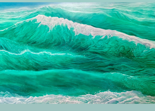 PAISAJE DE OLAS GRANDES