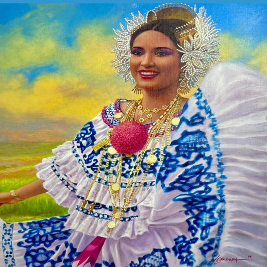 POLLERA DE LUJO