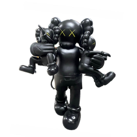 KAWS NEGRO TRIO,  NIÑOS CARGADOS
