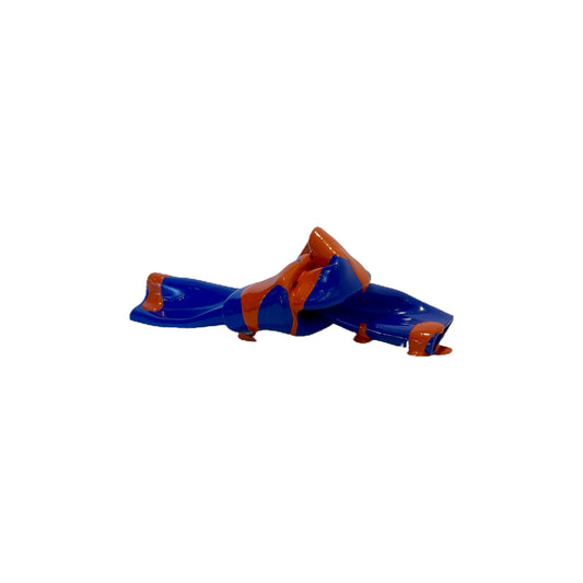 MINI NUDO AZUL/ NARANJA